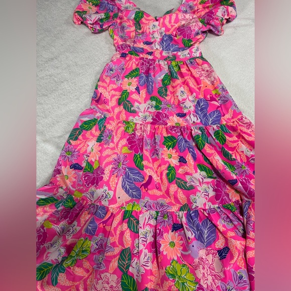 LILLY PULITZER Grace Midi Dress In Pink - Picture 15 of 16